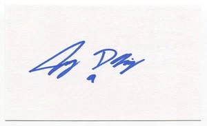 Jerry D'Amigo Signed 3x5 Index Card Autographed Toronto Maple Leafs Team USA - Picture 1 of 2