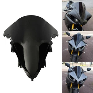 Dark Smoke Windshield Windscreen Wind Deflector For YAMAHA YZF R1 2009-2014 RN22 - Picture 1 of 12