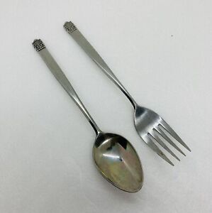 Vintage Stanley Roberts Stratford Stainless Steel 6” Dinner Fork Spoon Set 18