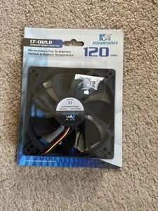 Kingwin 120mm PWM quite Case Fan - Black - Picture 1 of 2