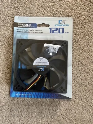 Kingwin 120mm PWM quite Case Fan - Black - Image 1 of 2