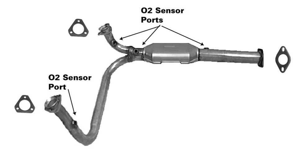 Catalytic Converter for 1998 GMC K1500 5.0L V8 GAS OHV Foto 1 de 1