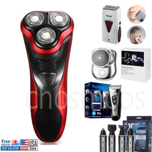 Electric Razor Shaver Men's Rotary Waterproof With Pop-up Trimmer Wet&Dry Razor - Picture 1 of 54