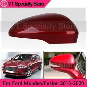 Tapa de cubierta de espejo retrovisor lateral derecho rojo para Ford Mondeo/Fusion 2013-2020 - Imagen 1 de 11