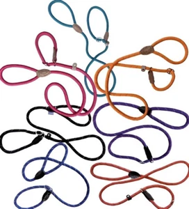 DOG&CO REFLEKTIERENDES NYLONSEIL SLIP BLEI 8 MM 14 MM ROSA ORANGE GRÜN BRAUN SCHWARZ - Bild 1 von 21