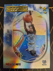 2021-22 Panini NBA Hoops Ja Morant Skyview HOLO Einsatz - Bild 1 von 3