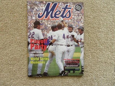 New York Mets Baseball Magazine 1999 With Scorecard Volume 38 Issue 7 - Mint - Image 1 of 3