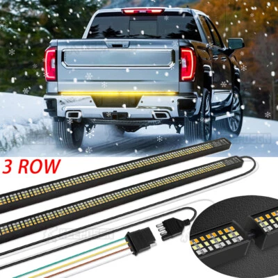 3-рядная светодиодная лента для заднего фонаря заднего тормоза ходовых огней 60 дюймов для Toyota Tacoma - Изображение 1 из 4