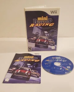 Mini Desktop Racing (Nintendo Wii, 2007) Complete Cleaned Tested & Working - Picture 1 of 6