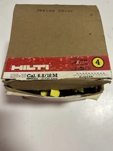 Cartuchos en polvo HILTI 6.8/18 M .27 amarillo cal 50324 - 10 tiras - 100 tomas - Imagen 1 de 8