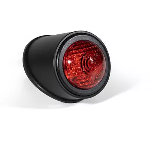 Rücklicht Schwarz LED Single-Sparto-Bates-Style Universal Chopper Bobber Retro - Bild 1 von 5