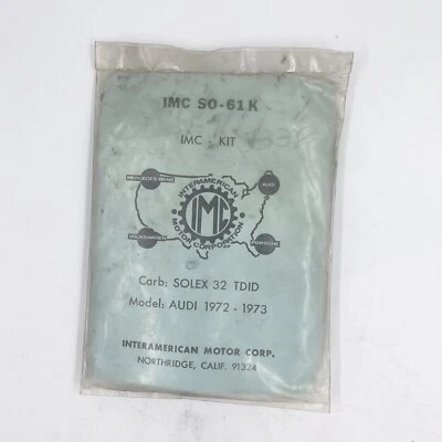 Kit de reparación de carburador IMC SO-61K para Solex 32 TDID Foto 1 de 2