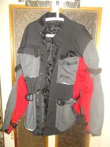 Motorradjacke von Road by Polo, schwarz/rot Gr. L - Bild 1 von 9
