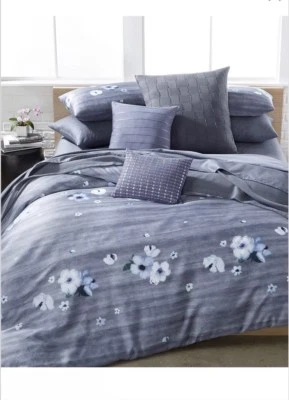 Calvin Klein Bonaire Orchid Queen Duvet Cover and Queen Fitted Sheet! Brand New! - Image 1 of 4