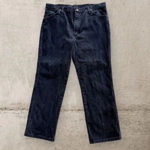 Wrangler schwarz Cowboy Schnitt Slim Fit Denim 936WBK 100 % Baumwolle Hergestellt in den USA Größe 36x34 - Bild 1 von 10
