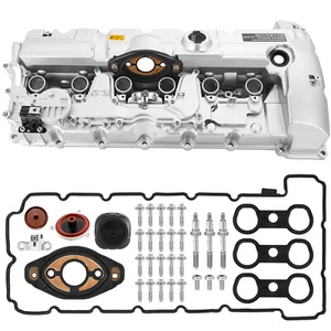 Full Aluminum Valve Cover for BMW N52 E70 E82 E90 E91 328i 528i 128i X3 X5 US - Picture 1 of 7