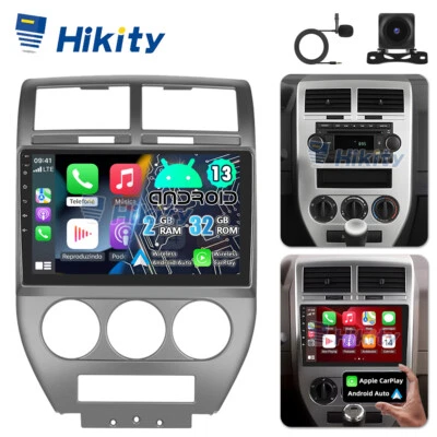 2+32G CarPlay Android Radio Für Jeep Compass MK49 06-10 GPS Navi WIFI Kamera DSP - Bild 1 von 4