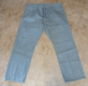 LEVIS 501 Buttonfly Jeans (Gray) Size 42x32 Measures 40x30.5 - Picture 1 of 4