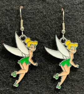 TINKERBELL Earrings Disney Tink Fairy Friends Stainless New Wishes Medium