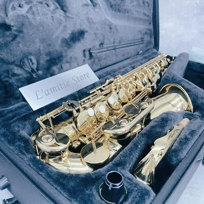 YAMAHA YAS-380 & Hartschalenkoffer Altsaxophon Sax Schlüssel getestet YAS380 ... - Bild 1 von 4
