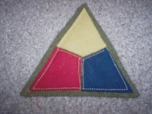 WWI US Army Tank Corps patch AEF wool - Picture 1 of 1