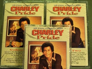 Charley Pride All Time Greatest Hits Cassette Tapes 1, 2 & 3 Play Tested - Picture 1 of 17