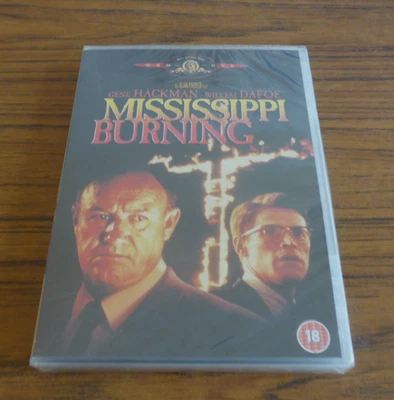 Mississippi Burning DVD 1988 Gene Hackman William Dafoe Reg 2 * NEW & SEALED * - Image 1 of 4