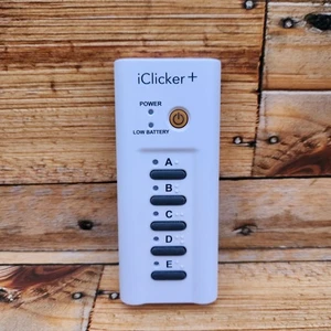 iClicker + Plus Student Response Remote Control model RLR15 Working - Picture 1 of 5