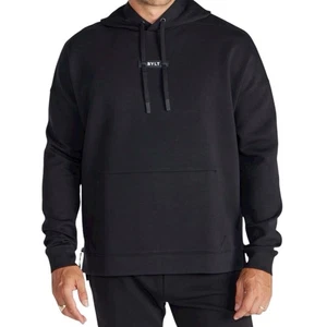 BYLT Roamknit Adapt Hoodie Mens Size M Pullover Sweatshirt Drawstring Black - Picture 1 of 7