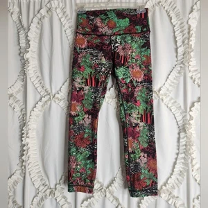 Leggings Lululemon Wunder Under Hi-Rise Zen Garden Multi Recortados 23" Talla 6 - Imagen 1 de 4