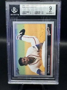 1992 Leaf - Deion Sanders #448 BGS 9 - Bild 1 von 2