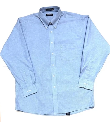 NUEVA Camisa de vestir para hombre PURITAN Premium Oxford manga larga cuello con botones Foto 1 de 4