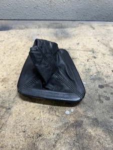 92–95 BMW Z3 E36 Shifter Shift Boot Cover Leather Black Manual OEM - Bild 1 von 6
