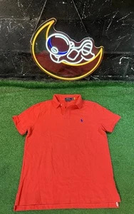Polo Ralph Lauren Para Hombre Talla Grande LG Rosa Preppy Golf Rugby - Imagen 1 de 5
