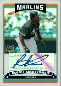 2006 Topps Chrome Refractors Baseball Card #353 Reggie Abercrombie AU /500 - Picture 1 of 2