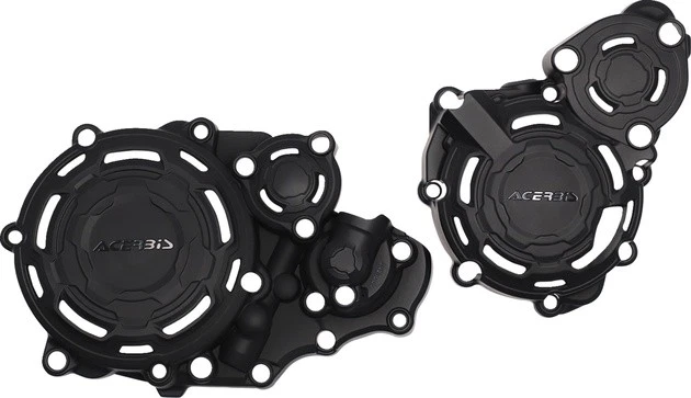 Acerbis X-Power Engine Cover Kit Black #2983330001 for Suzuki DRZ400 - Изображение 1 из 1
