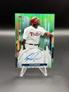 2025 Topps Finest - Finest Autographs Ryan Howard /75 Green Parallel - Picture 1 of 3