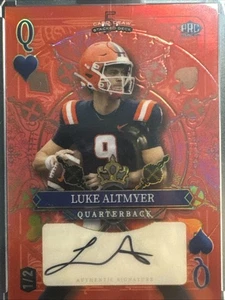 Luke Altmyer Wild Card 5 Card Draw Stacked Deck 1/2 Auto - Picture 1 of 3