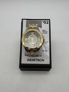 Armitron Men's Two-Tone Watch with Date Function - Picture 1 of 4