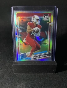 2023 Panini Donruss Optic Michael Wilson Rated Rookie Silver Prizm #204 RC - Imagen 1 de 2