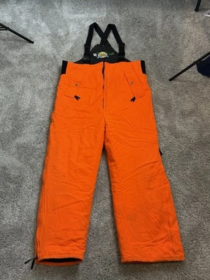 Cabela's Gore-Tex Thinsulate Overall XL Blaze Orange Hunting Trapping Outdoors  - Image 1 of 4