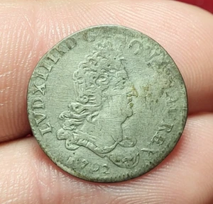 #77-106 ~ Louis XIV - 5 sols aux insignes 1702 A - Picture 1 of 3