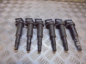 2006 BMW X5 E53 3.0 PETROL SET OF 6 IGNITION COILS PACK NGK U5055 - Picture 1 of 2