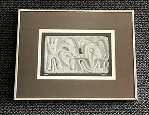 Ralph Prata 1987 Signed Cement Brutalist Sculpture 29/150 - Picture 1 of 8