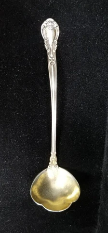 Vintage 1895 Gorham Chantilly 925S Sterling Silver Small Ladle 18.1G 5" EW1013 Cover