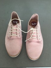 Girls Rollie Dusty Pink Leather Derby Shoes. Size 32.