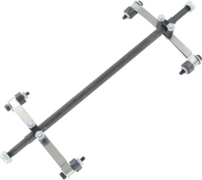 Carson 500907354 1:14 Aufliegerachse Tiefladerachse komplett Blattfeder komplett - Bild 1 von 2