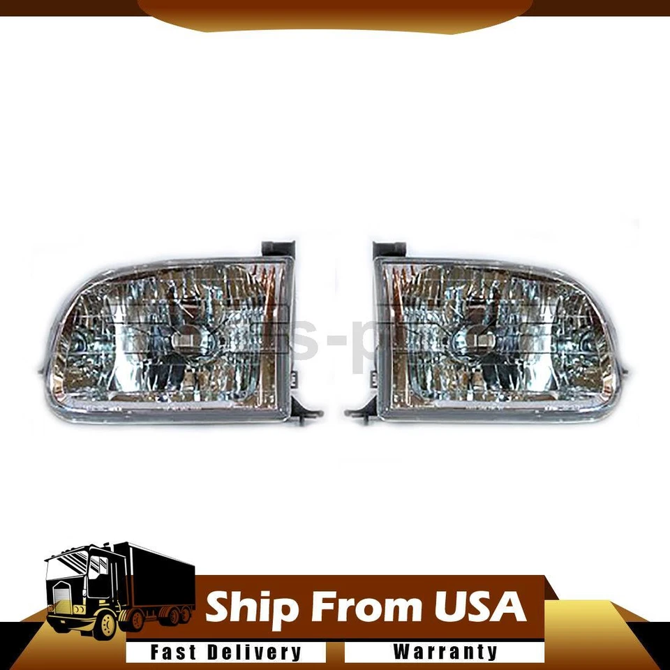 Conjunto de faros izquierdo derecho Toyota Tundra 2000-2004 4,7 L 2X Foto 1 de 4
