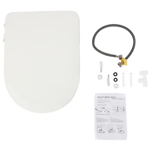 WC Sitz Toilettensitz Toilettendeckel Integriertem Bidet Dusch Bidetaufsatz Neu - Bild 1 von 21
