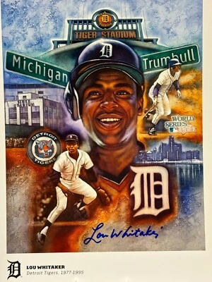 LOU WHITAKER AUTOGRAPHED 11X14 PHOTO - Image 1 of 2